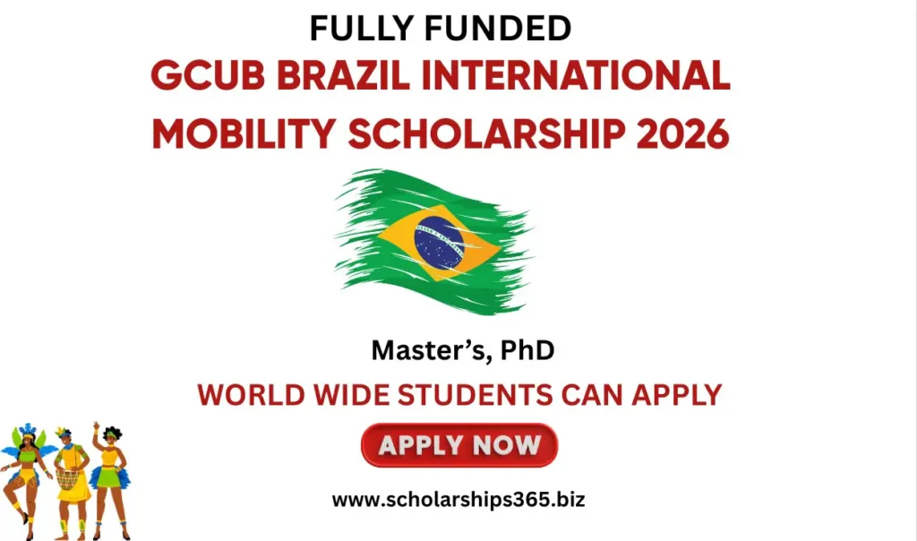 GCUB Brazil International Mobility Scholarship 2026